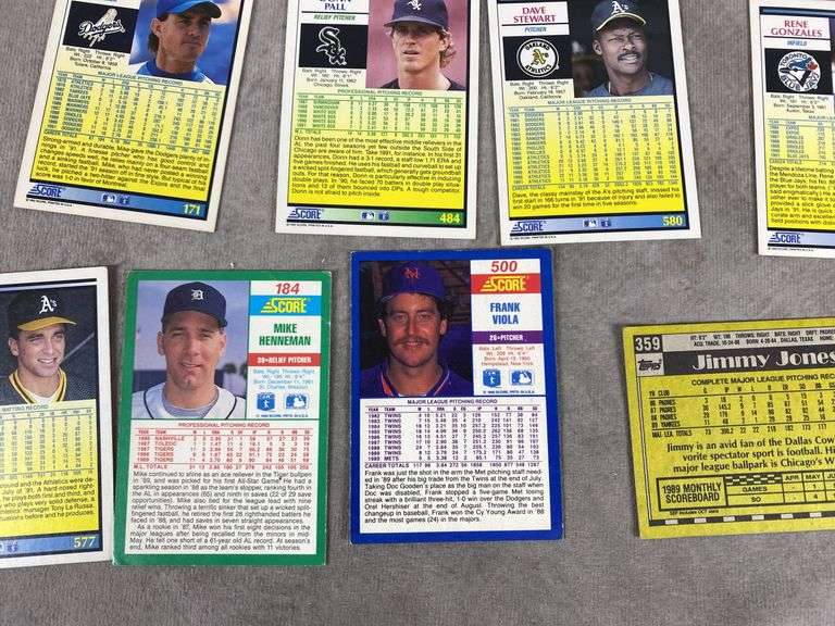 SCORE Baseball Cards