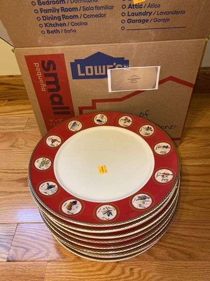 Williams-Sonoma 12 Days of Christmas Plates
