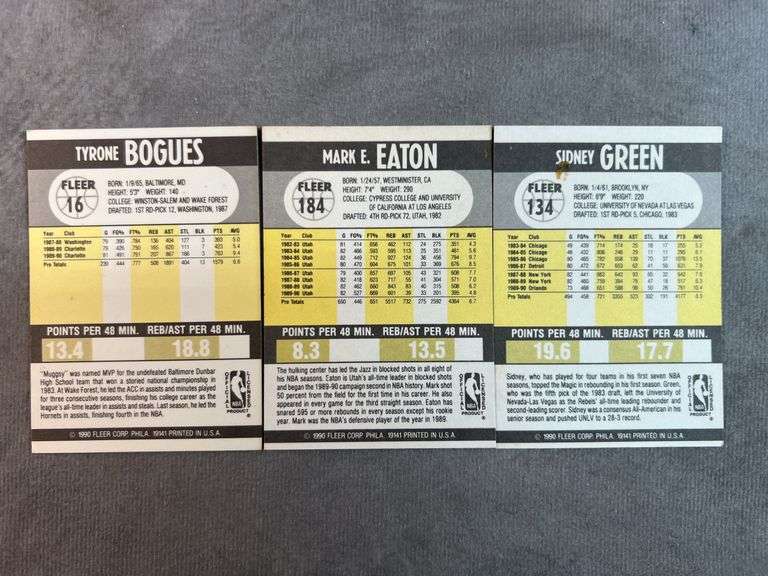 1990 Fleer Basketball Cards