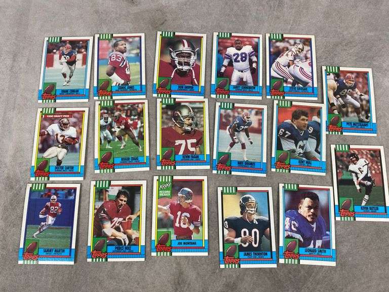 1990 Topps Football Cards
