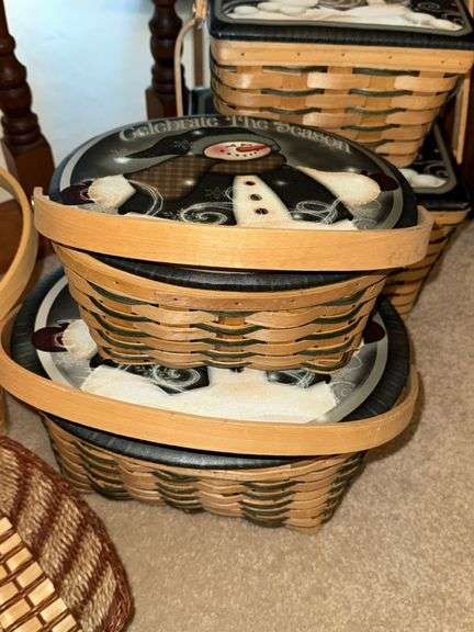 VARIETY OF WOVEN BASKETS