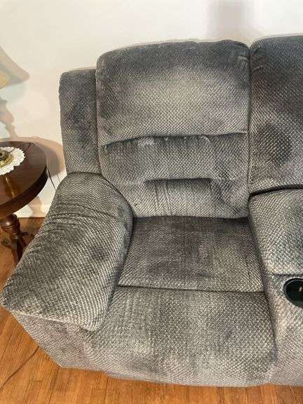 Sectional couch with electric recliners