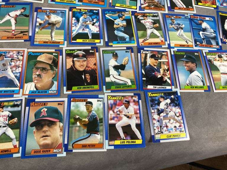 1990 Topps Baseball Cards