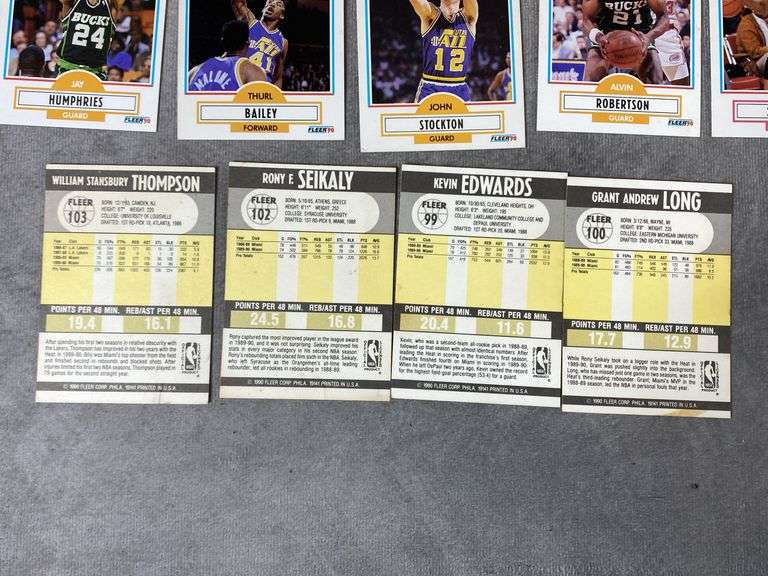 1990 Fleer Basketball Cards