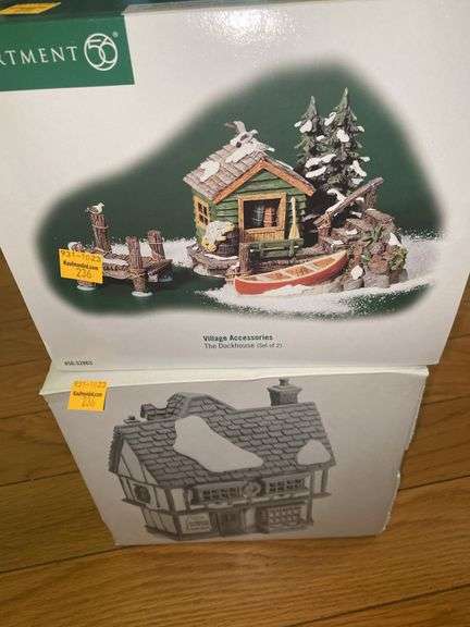 Department 56 “Tutberry Printer” and “The Dockhouse”