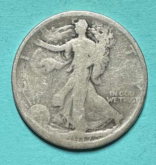 1917-S Walking Liberty Silver Half Dollar