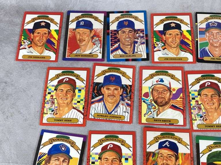 1980s Leaf Donruss Diamond Kings Baseball Cards