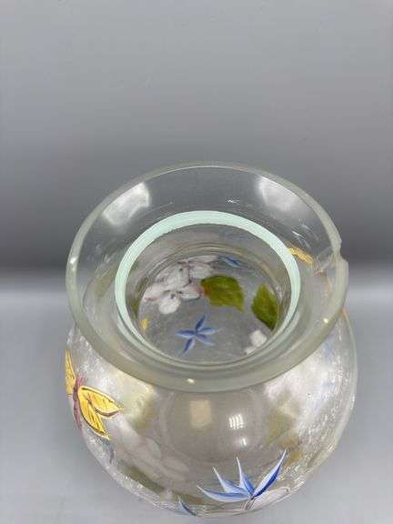 GLASSWARE FRUIT BOWL, PITCHER SND VASE