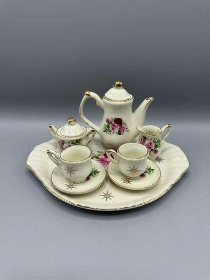 MINIATURE CHINA TEA SETS