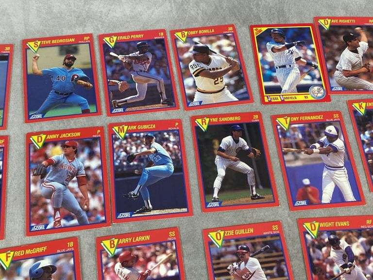 1989 SCORE Baseball Cards