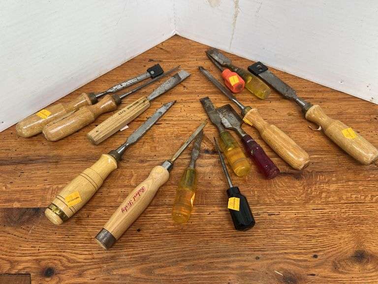 Assortment of Wood Chisels
