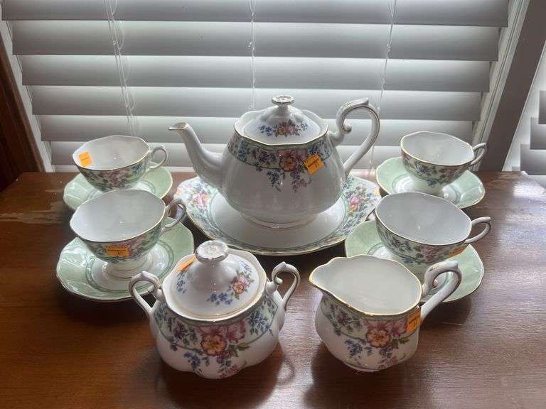 Royal Albert Harrington Bone China Tea Set, 12pc