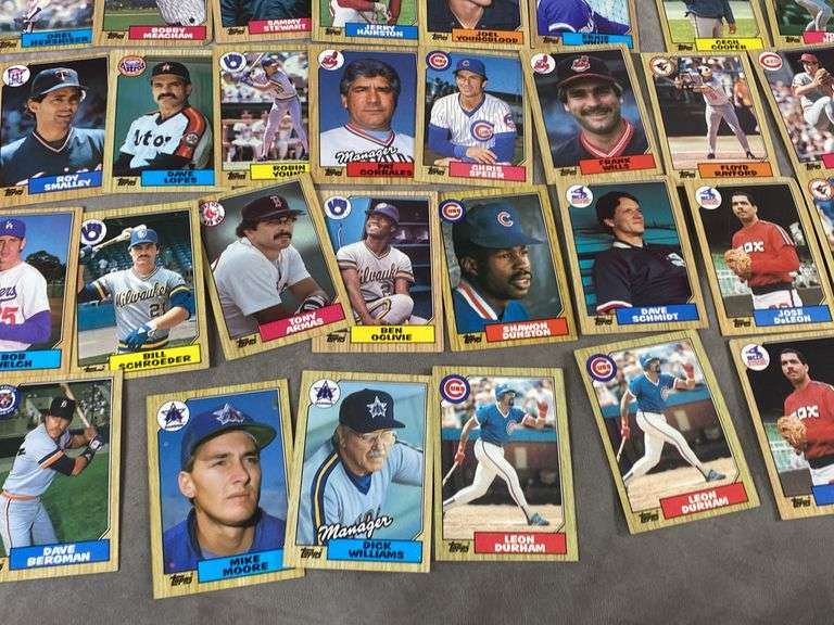1987 Topps Baseball Cards