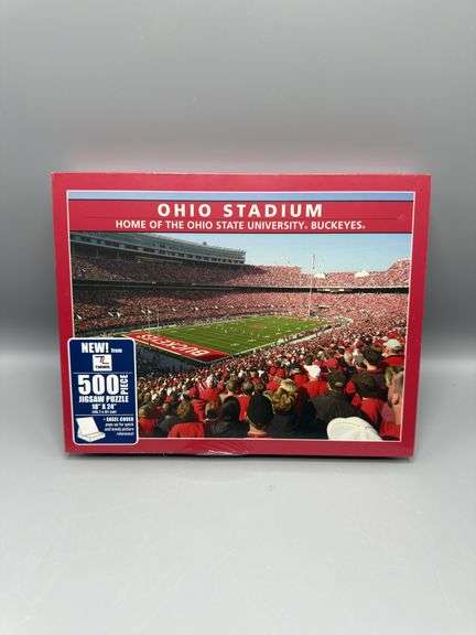 BRAND NEW OSU BUCKEYE STADIUM 500 PC JIGSAW PUZZLE *SEALED*