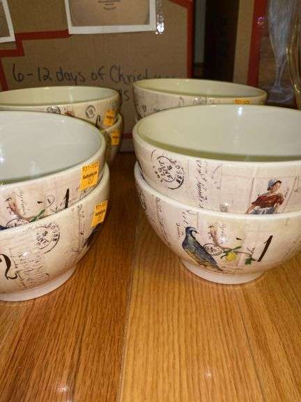Williams-Sonoma 12 Days of Christmas Decorative Bowls