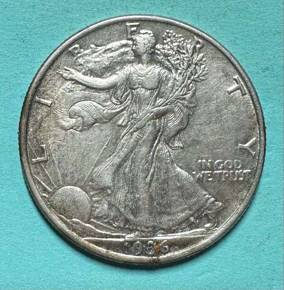 1936 Walking Liberty Silver Half Dollar