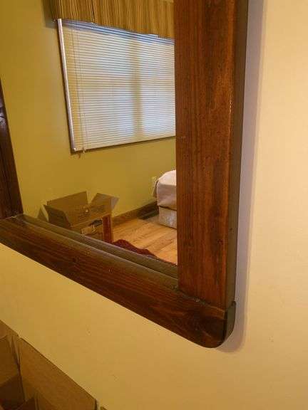 Wooden Framed Mirror