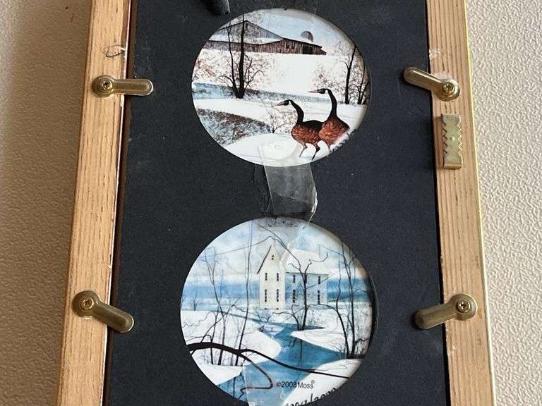 P. Buckley Moss Blessed Winter, Shenandoah Memories, Winter Pond Ornaments