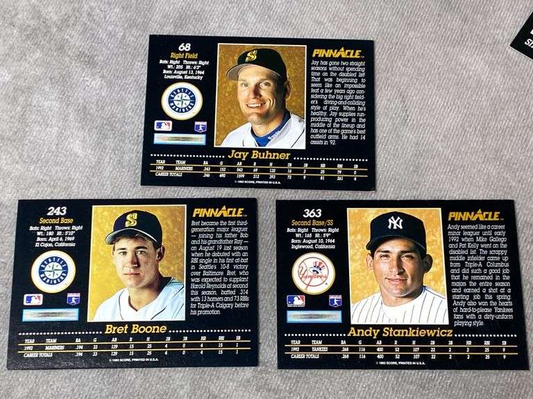 1993 Pinnacle Baseball Cards