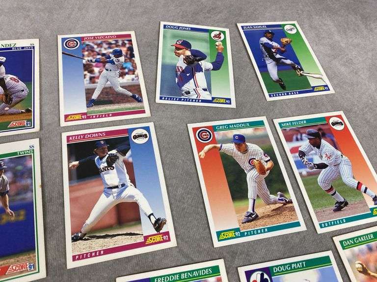 1991 & 1992 SCORE Baseball Cards