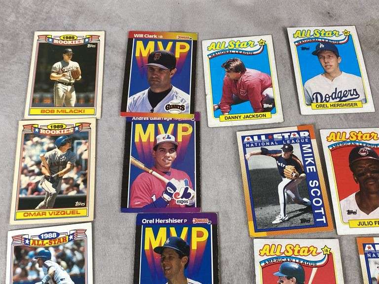 1989 & 1990 Rookie, MVP, & All Star Cards