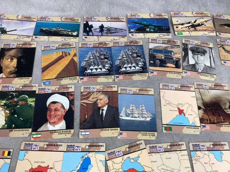 1991 Pro Set Desert Storm Trading Cards
