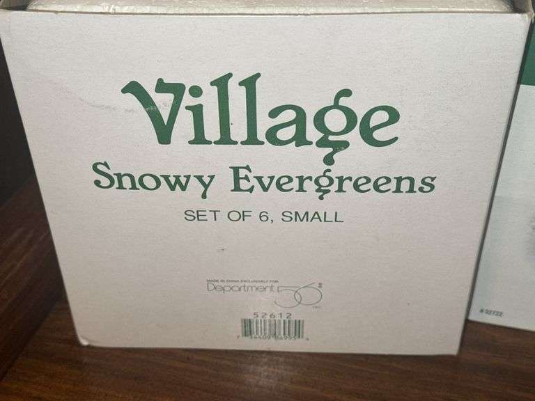 Assortment of Department 56 and Heritage Village Christmas Scenes