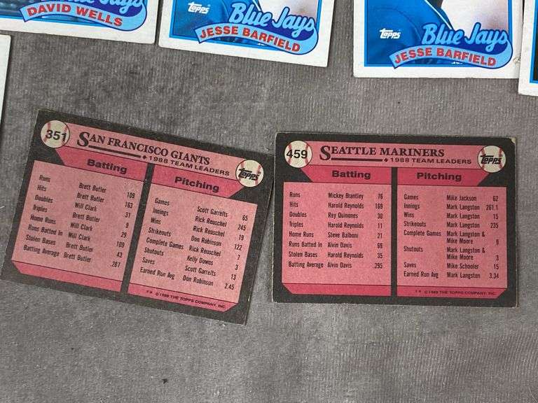 1989 Topps Baseball Cards