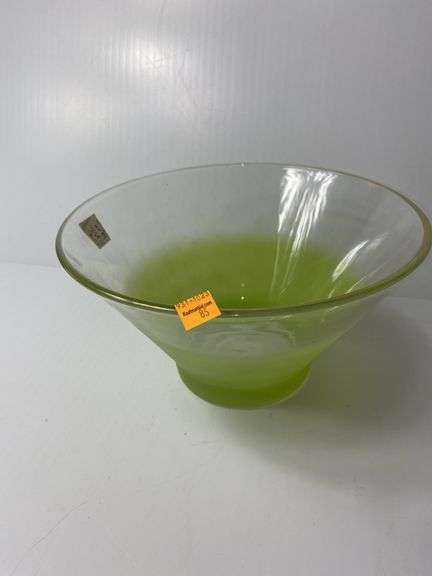 Green West Virginia Glass Bowl