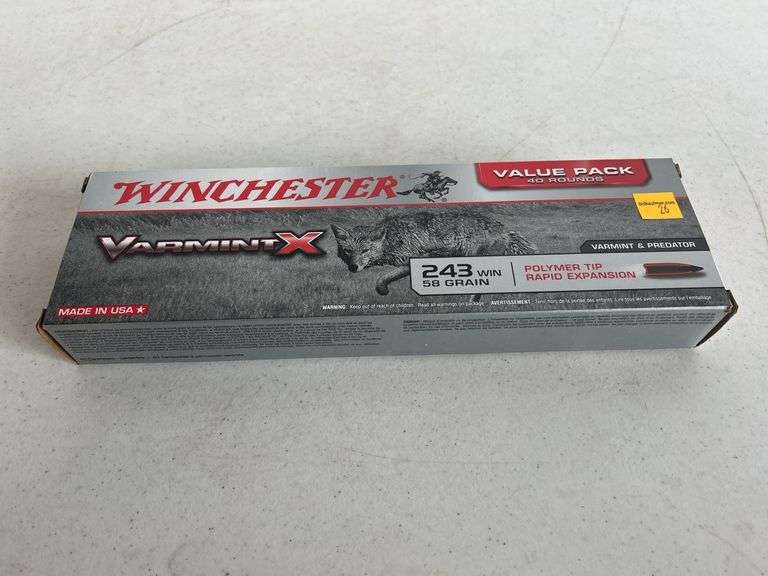 Winchester 243 win 58 Grain