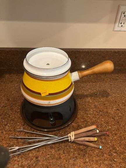 Vintage French Fondu Pot