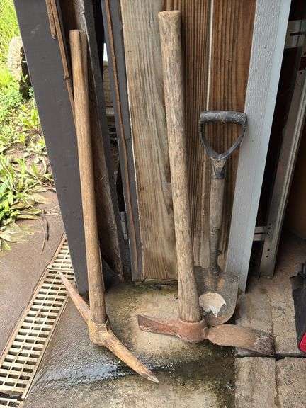 Pick-Axe, Mattock and Garden Shovel
