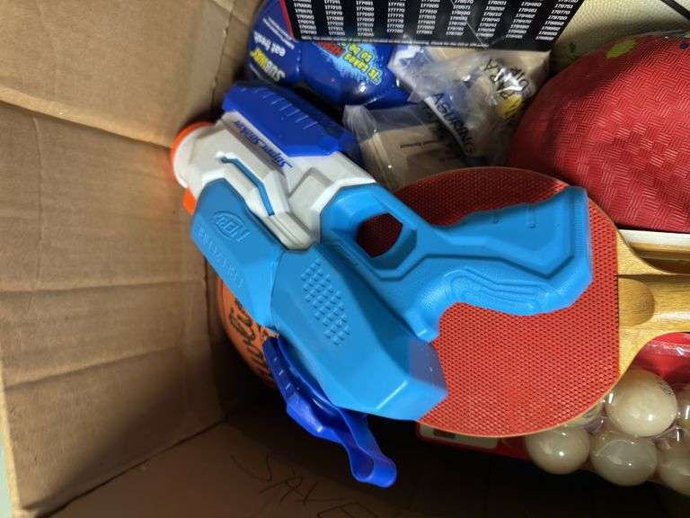SPORTS BALLS, WATER GUNS, PING PONG ACCESSORIES, AND MORE