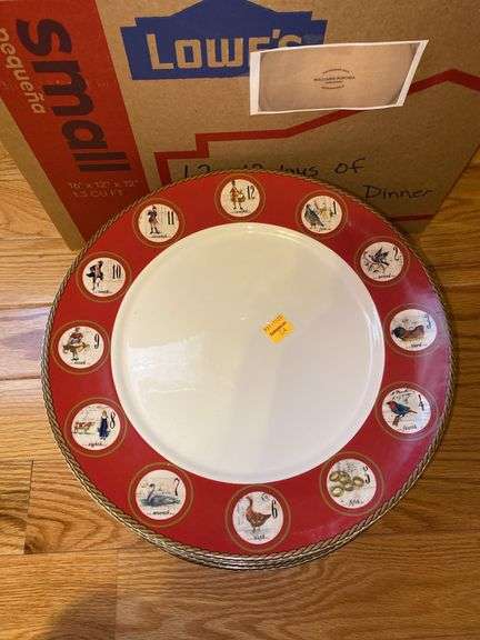 Williams-Sonoma 12 Days of Christmas Plates