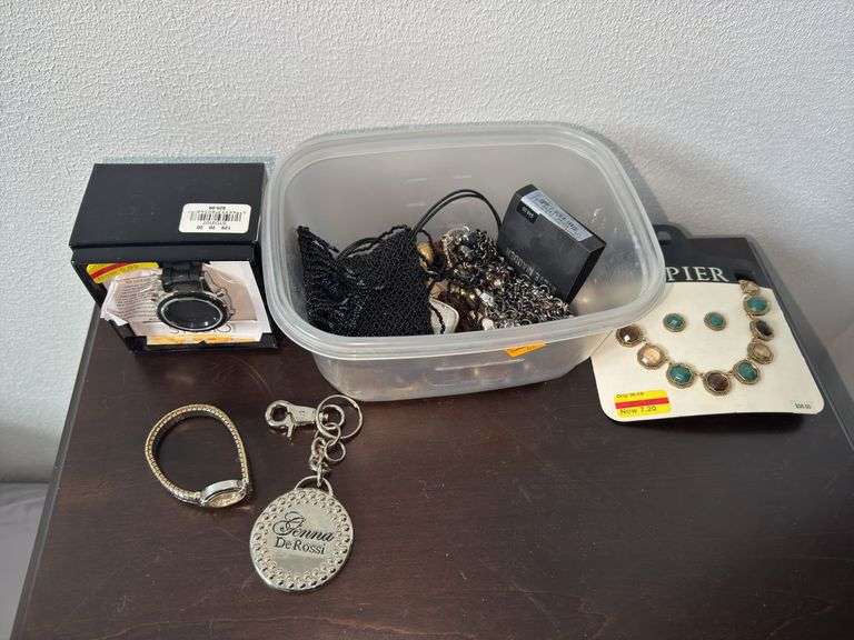 Studio Watch, Quartz Watch, Napier Necklace, Genna DeRossi Pendant and Assortment of Necklaces and E