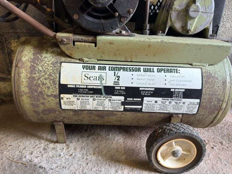 SEARS 1/2 HP AIR COMPRESSOR