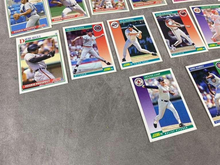 1991 & 1992 SCORE Baseball Cards