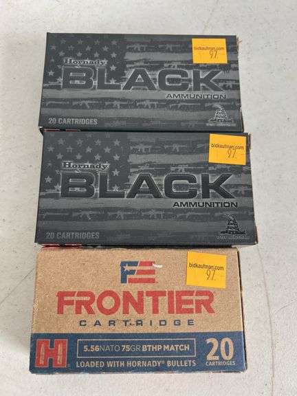Hornady & Frontier 5.56 Nato 76 Grain