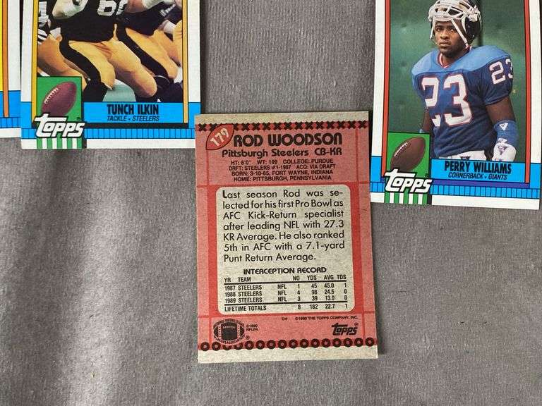 1990 Topps Football Cards