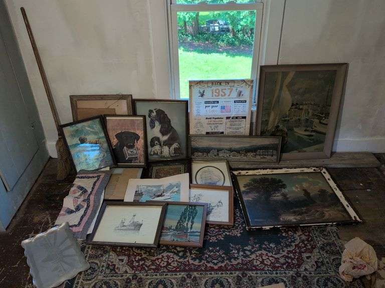 Large lot of prints, pictures, and other images