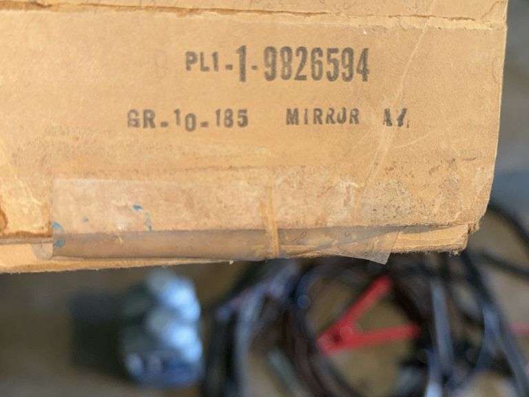 PAIR OF JUMPER CABLES, MOTOR OIL, AND GM SIDE MIRROR (SEE SERIAL CODE)