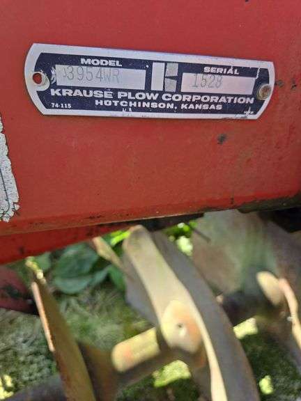 Krause 3950 23' disk harrow