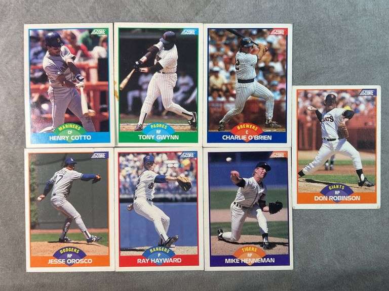 1989 SCORE Assorted Baseball Card