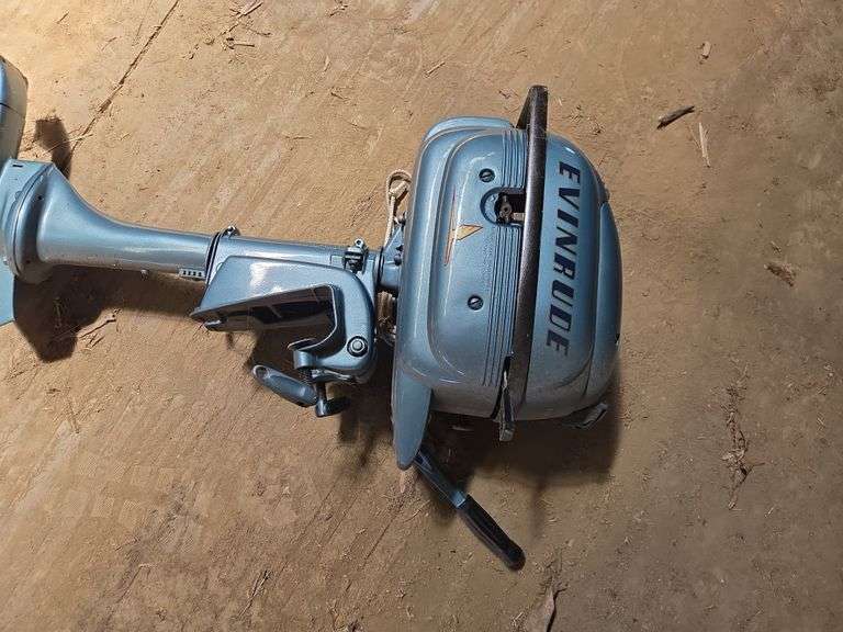 Vintage Evinrude Lightwin outboard motor