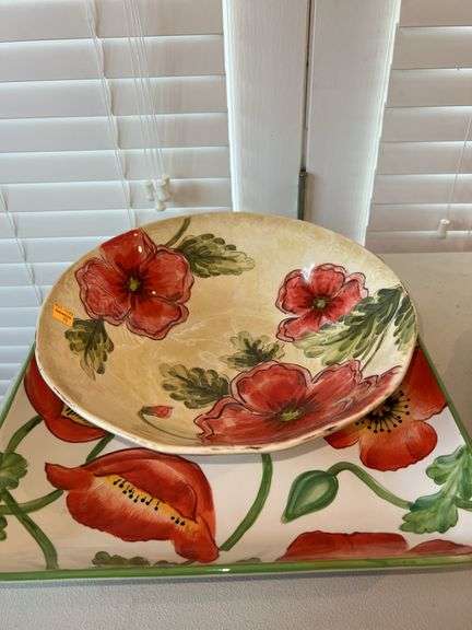 Coltibuona Casantonio Covtona Hand Painted Porcelain Glassware