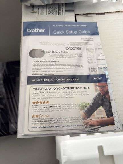 BROTHER HL-L23200 LASER PRINTER FACTORY REFURBISHED WITH CARTRIDGE