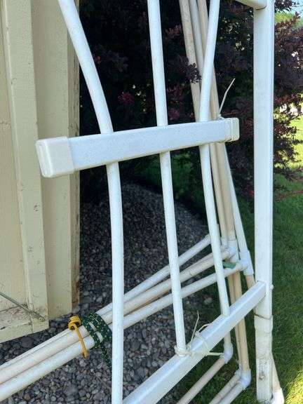 Homemade PVC Trellis