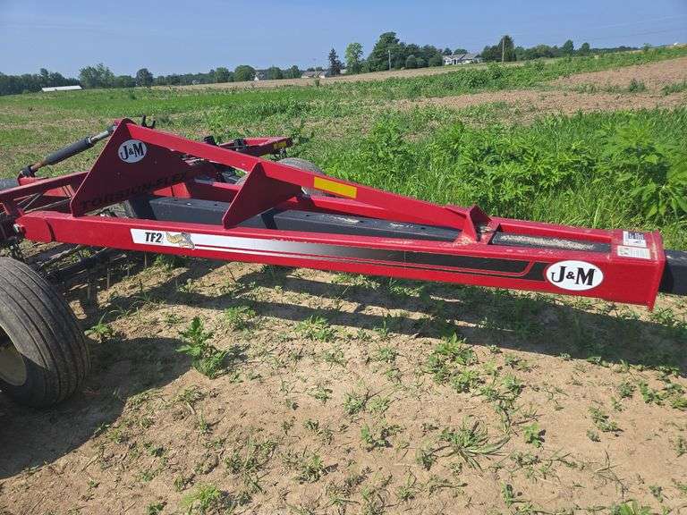 J & M TF212 Double Twist 15' rolling harrow