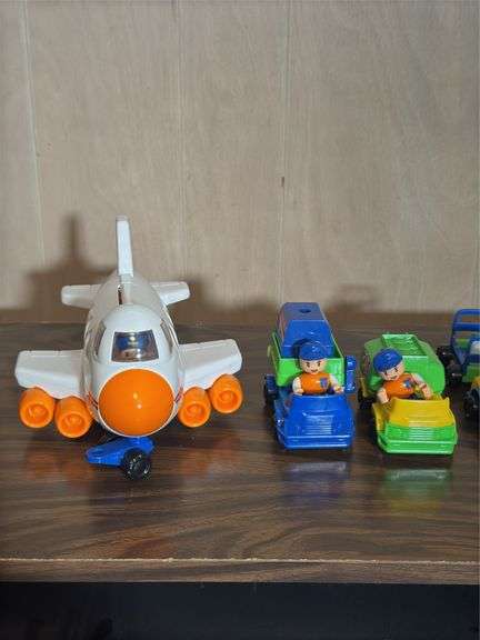 PLAYMATES AIRPLANE, FARM TRUCK