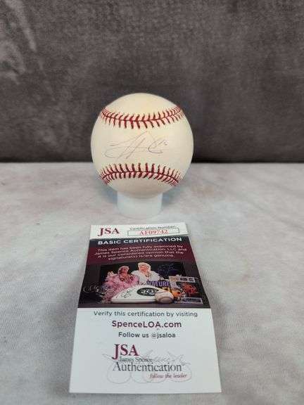 Joe Randa signed MLB baseball, JSA